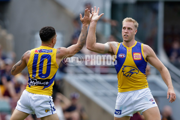 AFL 2025 Round 02 - Brisbane v West Coast - A-58032147