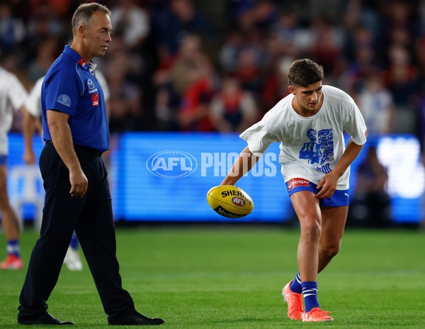 AFL 2025 Round 02 - North Melbourne v Melbourne - A-58037174