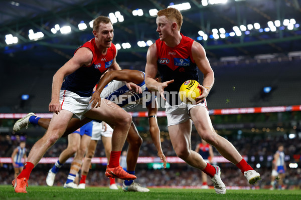 AFL 2025 Round 02 - North Melbourne v Melbourne - A-58039306