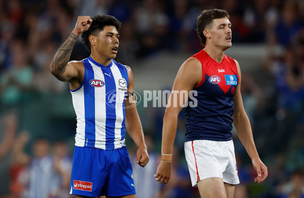 AFL 2025 Round 02 - North Melbourne v Melbourne - A-58040687