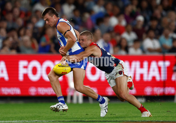 AFL 2025 Round 02 - North Melbourne v Melbourne - A-58040746
