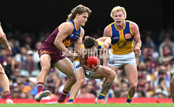 AFL 2025 Round 02 - Brisbane v West Coast - A-58042397