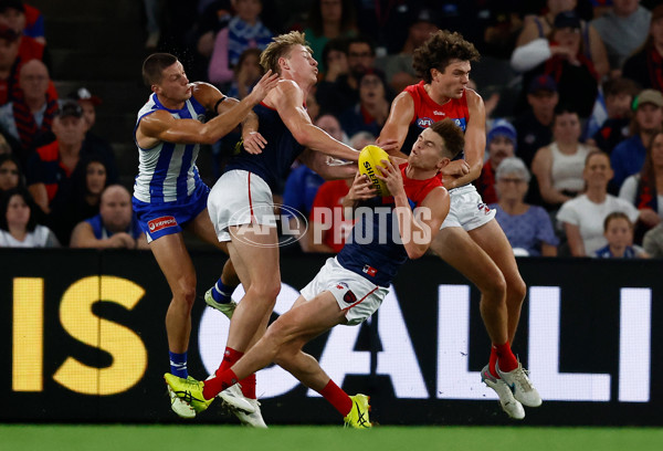 AFL 2025 Round 02 - North Melbourne v Melbourne - A-58042399
