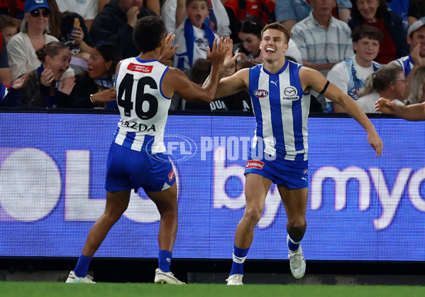 AFL 2025 Round 02 - North Melbourne v Melbourne - A-58042474