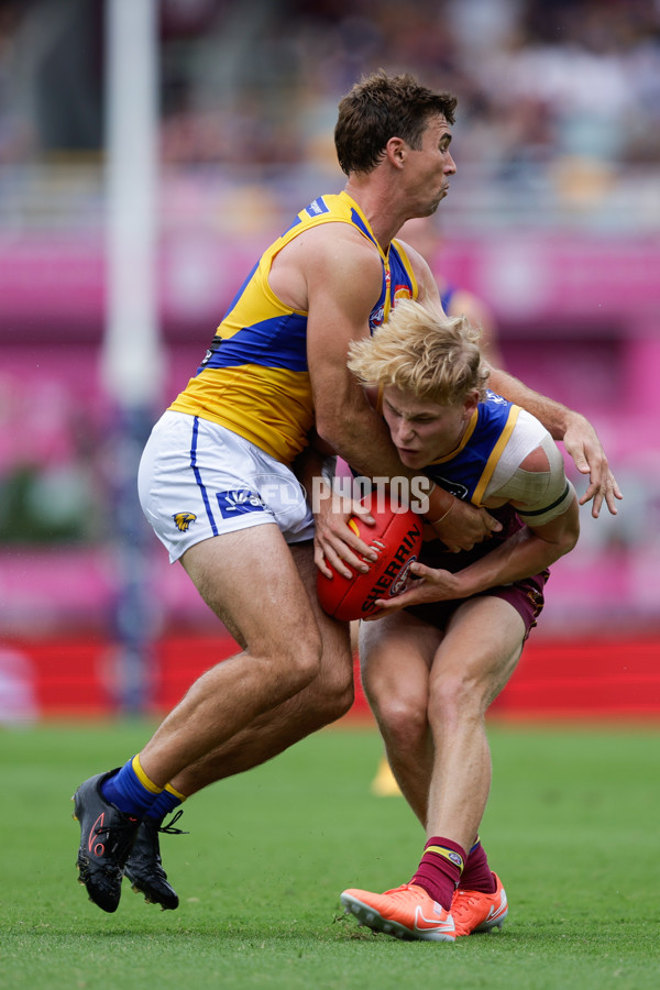 AFL 2025 Round 02 - Brisbane v West Coast - A-58043190