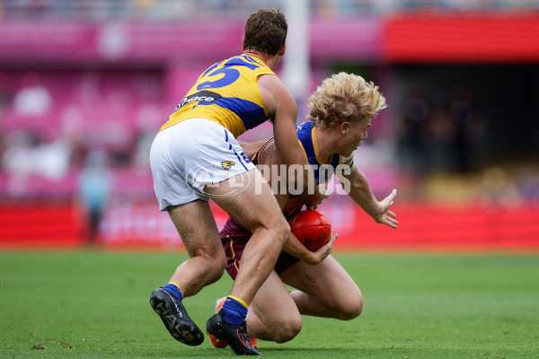 AFL 2025 Round 02 - Brisbane v West Coast - A-58043191