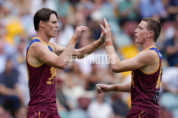 AFL 2025 Round 02 - Brisbane v West Coast - A-58043194