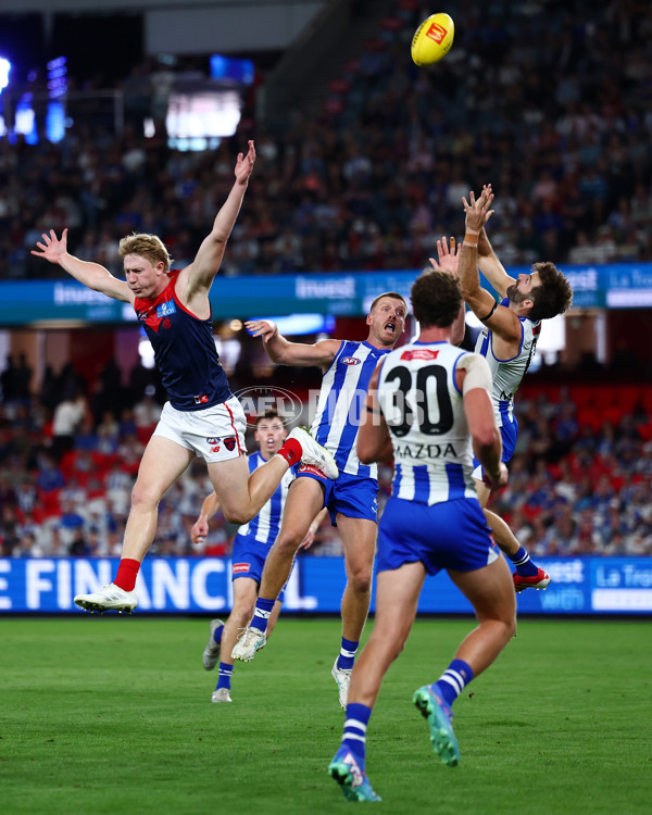AFL 2025 Round 02 - North Melbourne v Melbourne - A-58043237