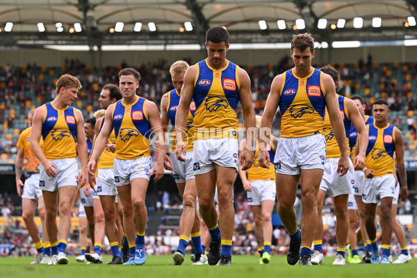 AFL 2025 Round 02 - Brisbane v West Coast - A-58047044