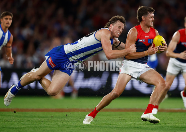 AFL 2025 Round 02 - North Melbourne v Melbourne - A-58047096