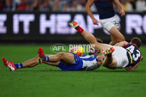 AFL 2025 Round 02 - North Melbourne v Melbourne - A-58047121