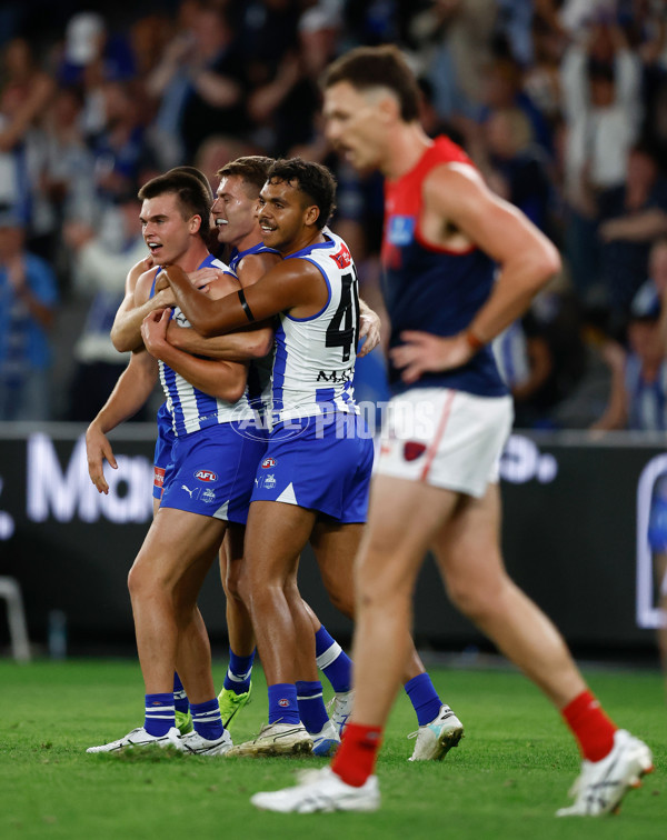 AFL 2025 Round 02 - North Melbourne v Melbourne - A-58048664