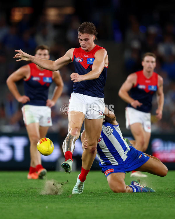AFL 2025 Round 02 - North Melbourne v Melbourne - A-58049789