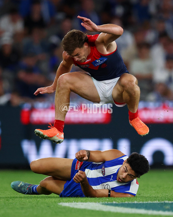 AFL 2025 Round 02 - North Melbourne v Melbourne - A-58050861