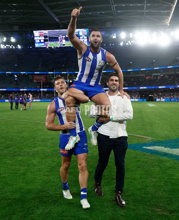 AFL 2025 Round 02 - North Melbourne v Melbourne - A-58050935