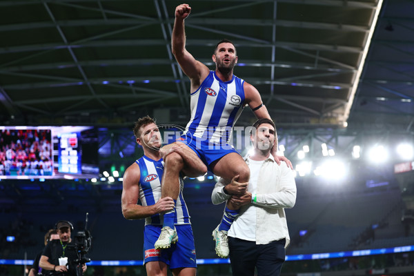 AFL 2025 Round 02 - North Melbourne v Melbourne - A-58050955