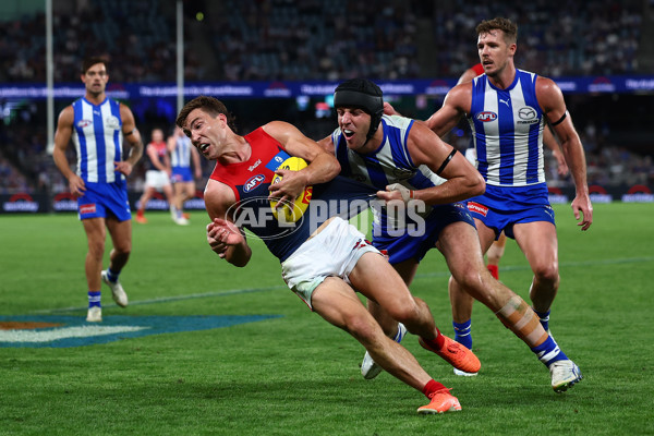 AFL 2025 Round 02 - North Melbourne v Melbourne - A-58052756