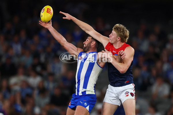 AFL 2025 Round 02 - North Melbourne v Melbourne - A-58052759