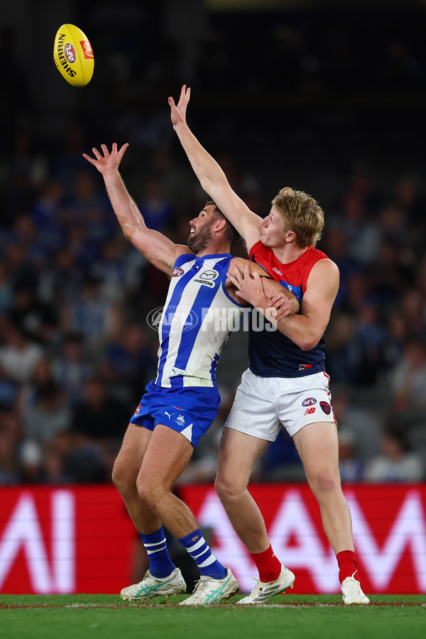 AFL 2025 Round 02 - North Melbourne v Melbourne - A-58052760