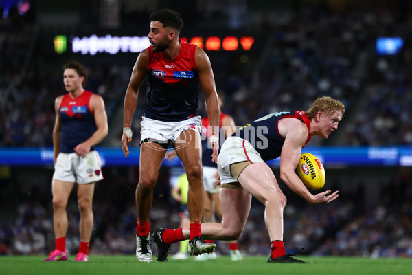 AFL 2025 Round 02 - North Melbourne v Melbourne - A-58053618