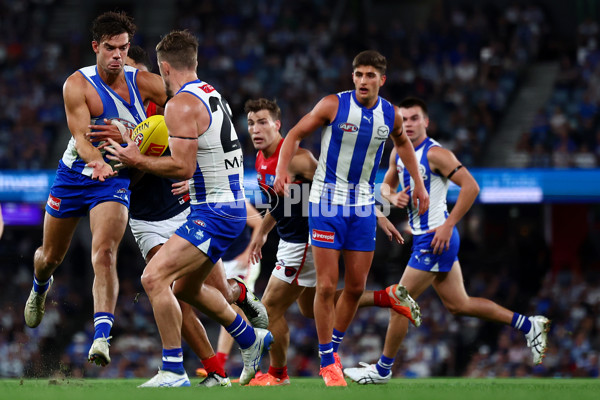 AFL 2025 Round 02 - North Melbourne v Melbourne - A-58053619