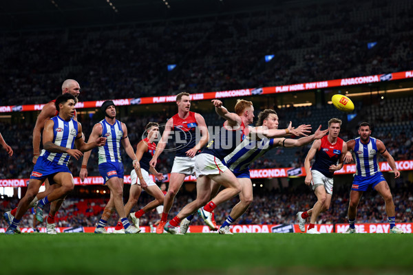 AFL 2025 Round 02 - North Melbourne v Melbourne - A-58053620