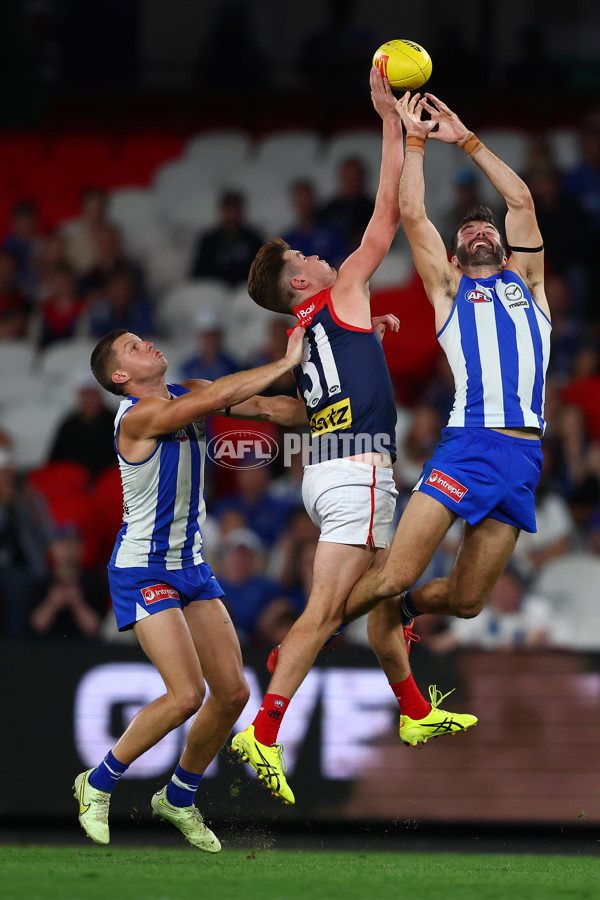 AFL 2025 Round 02 - North Melbourne v Melbourne - A-58056029