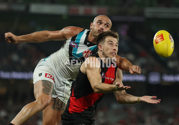 AFL 2025 Round 03 - Essendon v Port Adelaide - A-58157173