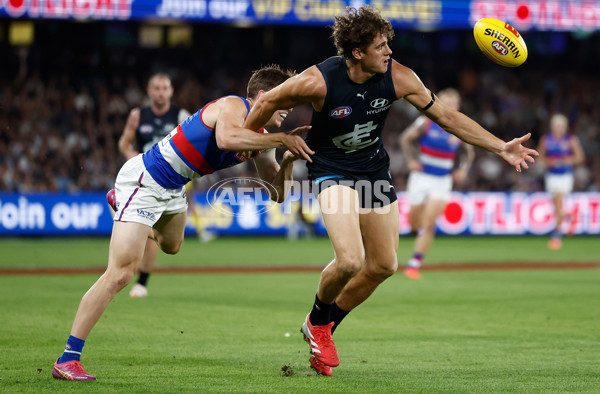 AFL 2025 Round 03 - Carlton v Western Bulldogs - A-58167627