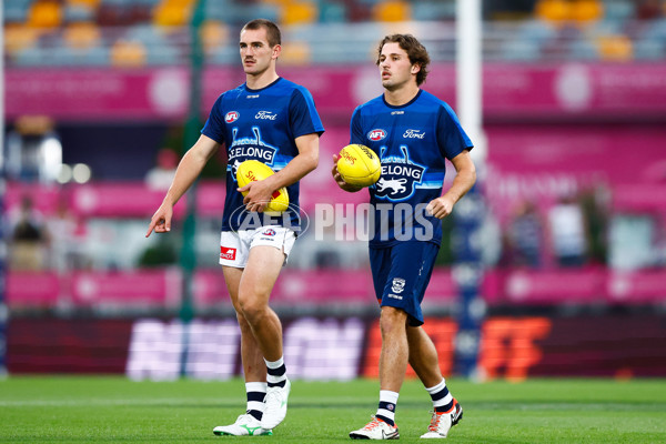 AFL 2025 Round 03 - Brisbane v Geelong - A-58196922