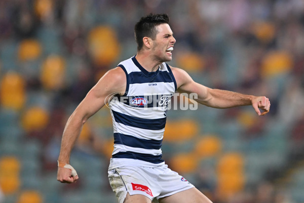 AFL 2025 Round 03 - Brisbane v Geelong - A-58199253