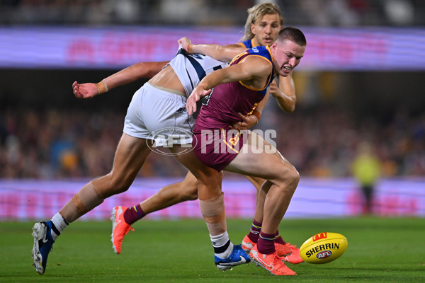AFL 2025 Round 03 - Brisbane v Geelong - A-58199264