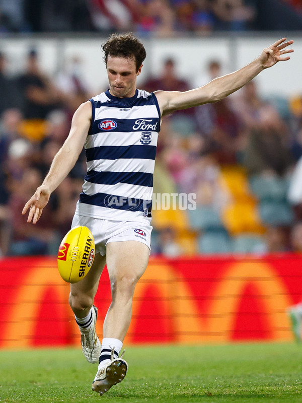 AFL 2025 Round 03 - Brisbane v Geelong - A-58199289