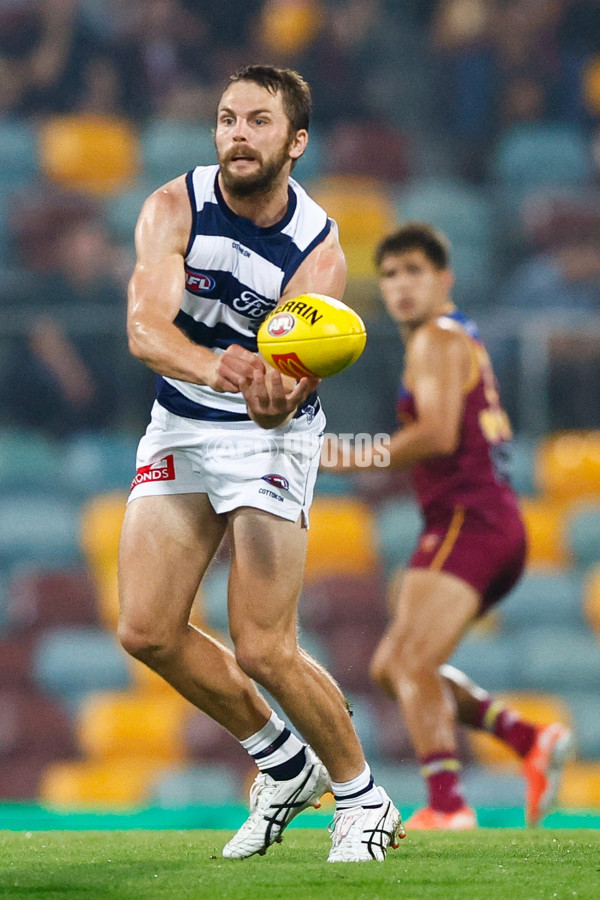 AFL 2025 Round 03 - Brisbane v Geelong - A-58199290