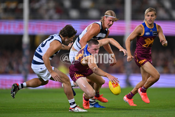 AFL 2025 Round 03 - Brisbane v Geelong - A-58200151
