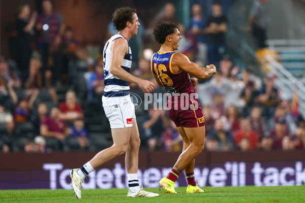 AFL 2025 Round 03 - Brisbane v Geelong - A-58200199