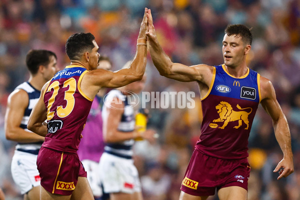 AFL 2025 Round 03 - Brisbane v Geelong - A-58200205