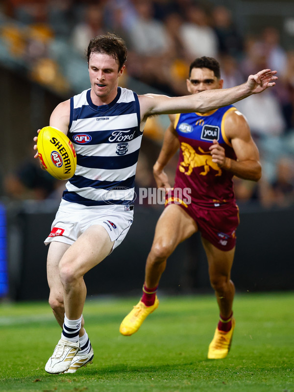 AFL 2025 Round 03 - Brisbane v Geelong - A-58202166