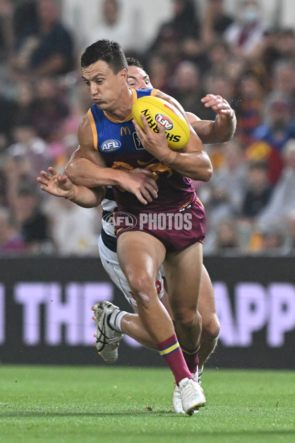 AFL 2025 Round 03 - Brisbane v Geelong - A-58202199