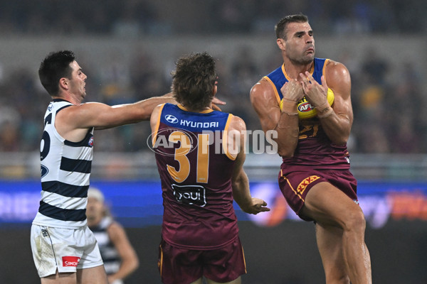 AFL 2025 Round 03 - Brisbane v Geelong - A-58202237
