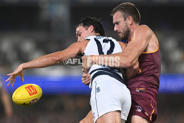 AFL 2025 Round 03 - Brisbane v Geelong - A-58202683