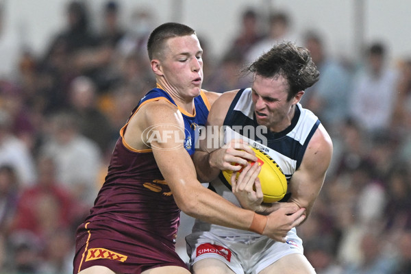 AFL 2025 Round 03 - Brisbane v Geelong - A-58202687