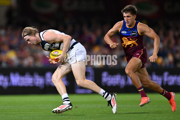 AFL 2025 Round 03 - Brisbane v Geelong - A-58202699
