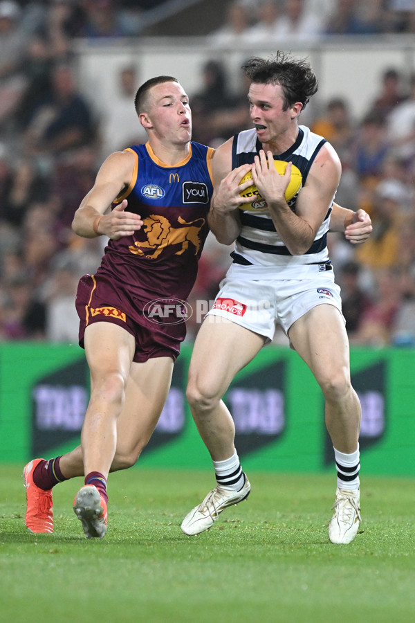 AFL 2025 Round 03 - Brisbane v Geelong - A-58202700
