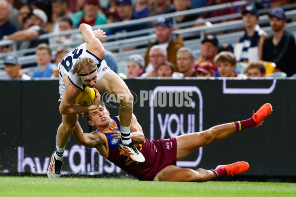 AFL 2025 Round 03 - Brisbane v Geelong - A-58202724