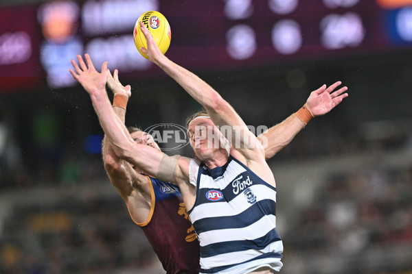 AFL 2025 Round 03 - Brisbane v Geelong - A-58204718