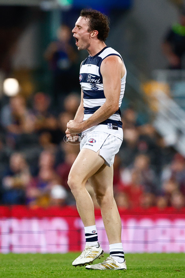 AFL 2025 Round 03 - Brisbane v Geelong - A-58204728