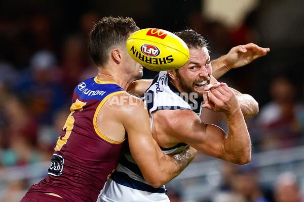 AFL 2025 Round 03 - Brisbane v Geelong - A-58204736