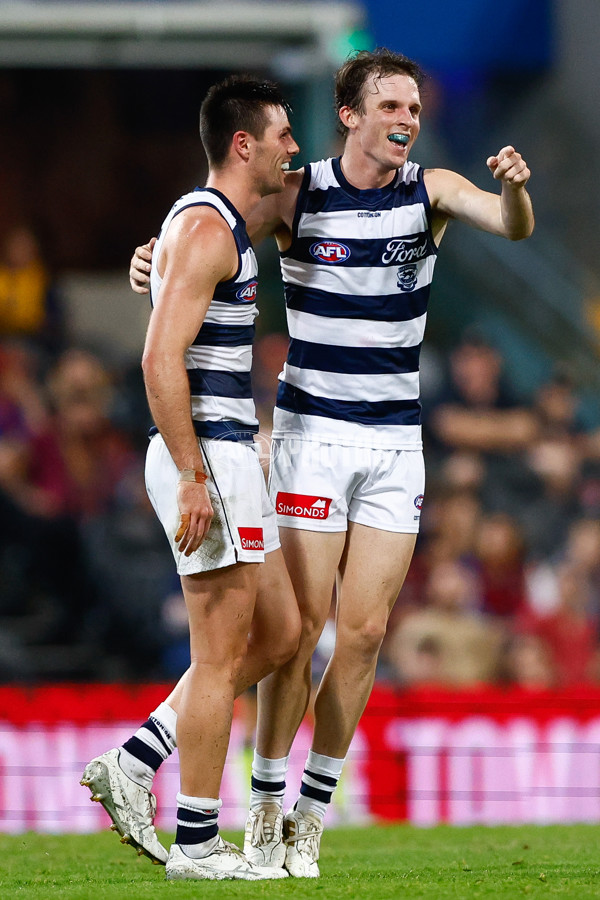 AFL 2025 Round 03 - Brisbane v Geelong - A-58204739
