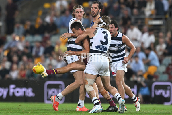 AFL 2025 Round 03 - Brisbane v Geelong - A-58205008